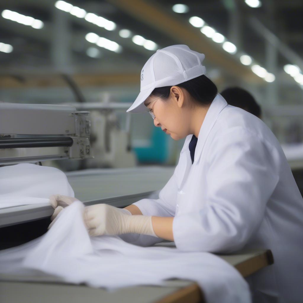 Quality Control in a Chinese Non-Woven Tote Bag Factory