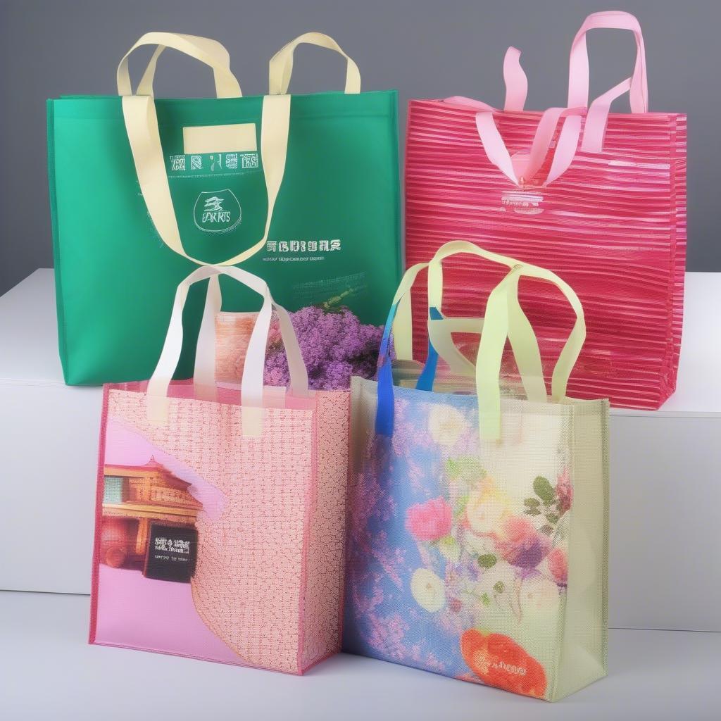 China Printed Non Woven Shopping Bags Variety