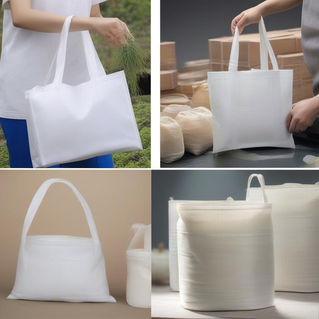 Various Applications of China White PP Woven Bags