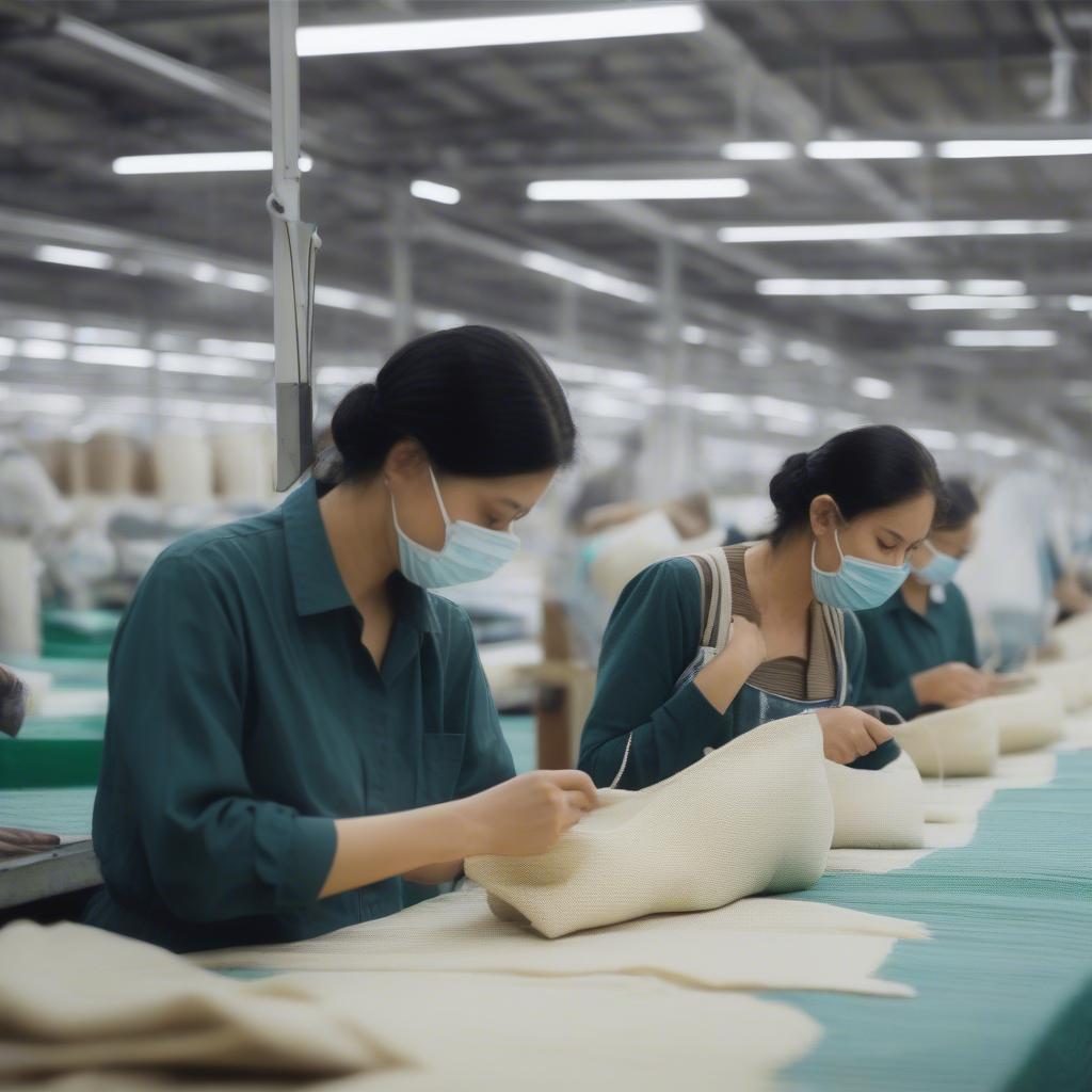 Inspection of a China White Woven Bag Factory