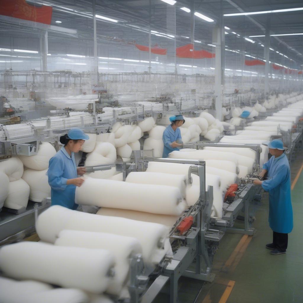 China White Woven Bag Factory Production Line