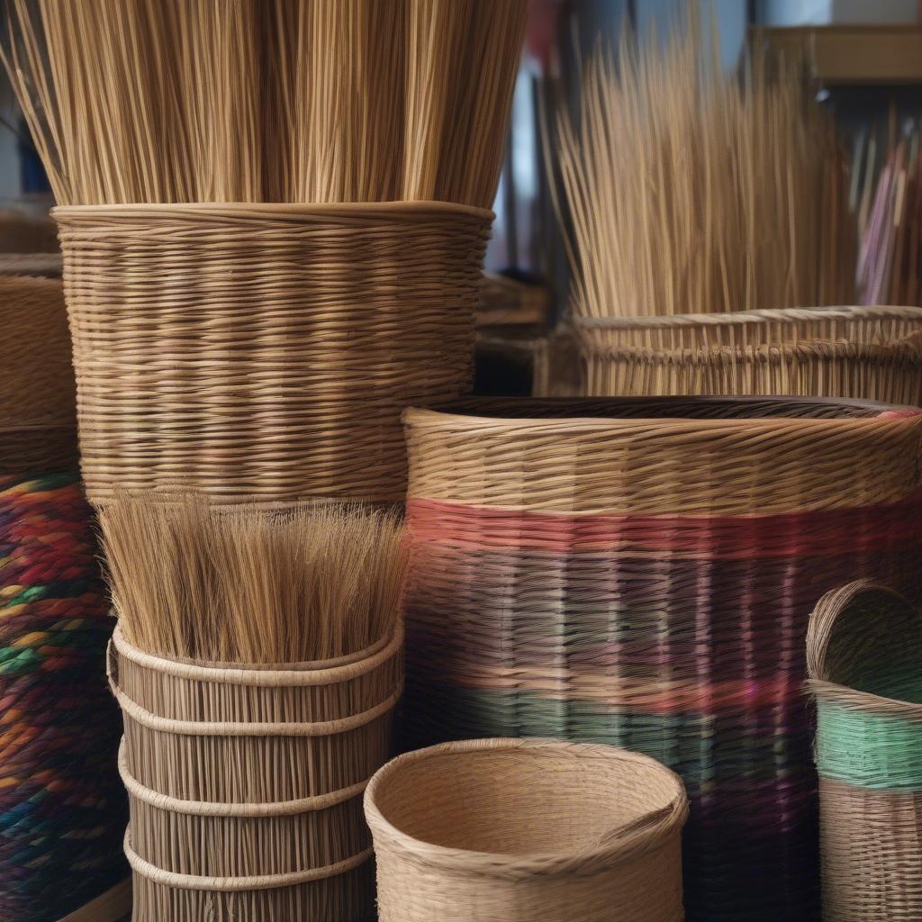 Variety of Basket Weaving Materials