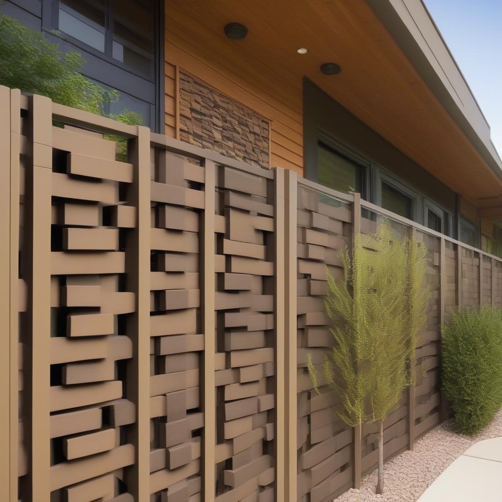 Choosing the right composite basket weave fence for your home