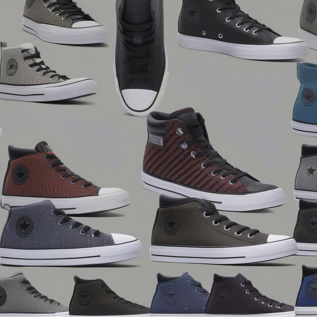 Chuck Taylor All Star Basket Weave Street Mid Sneaker in Different Colors