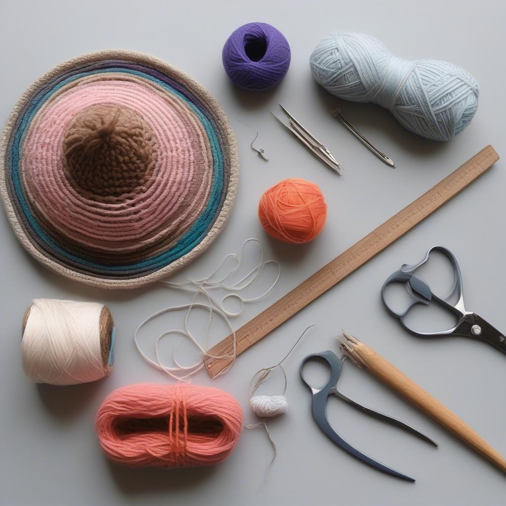 Essential Materials for Circle Loom Weaving a Hat