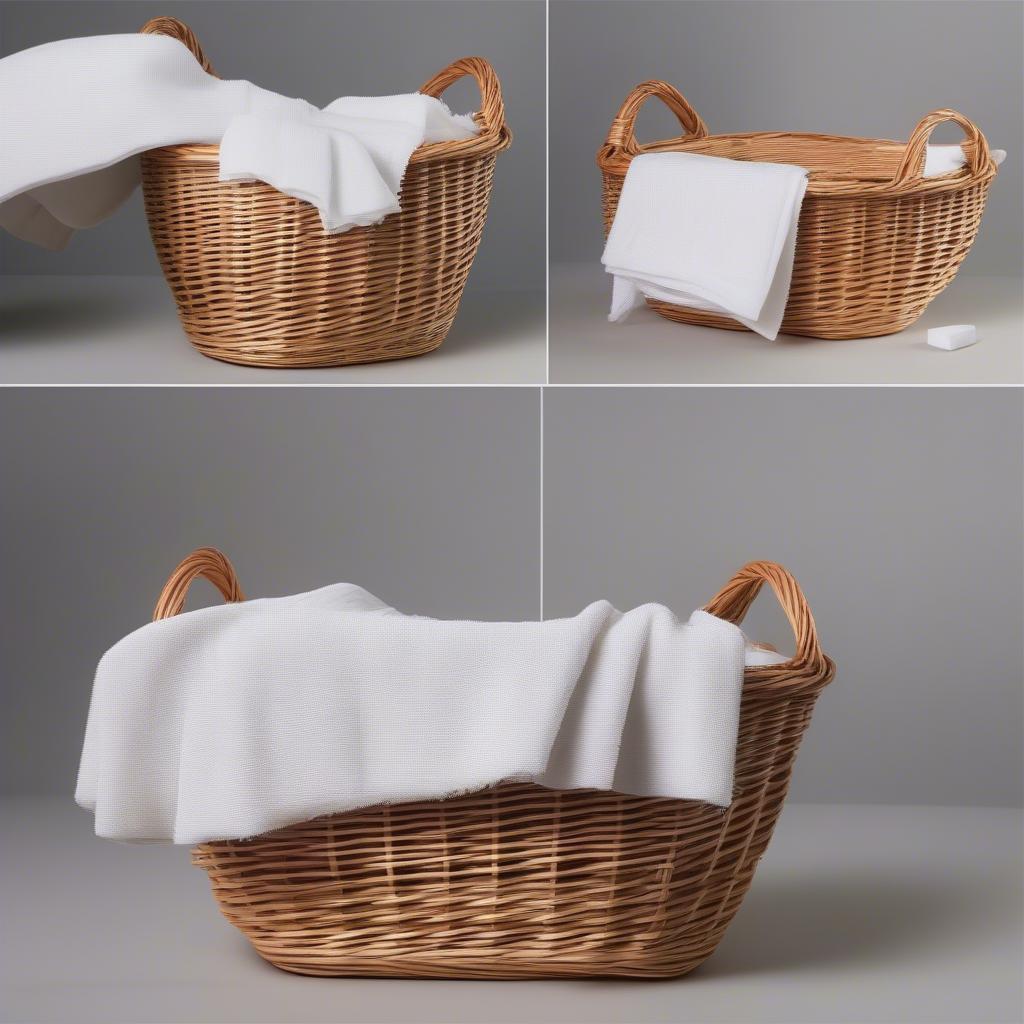 Cleaning a Wicker Basket