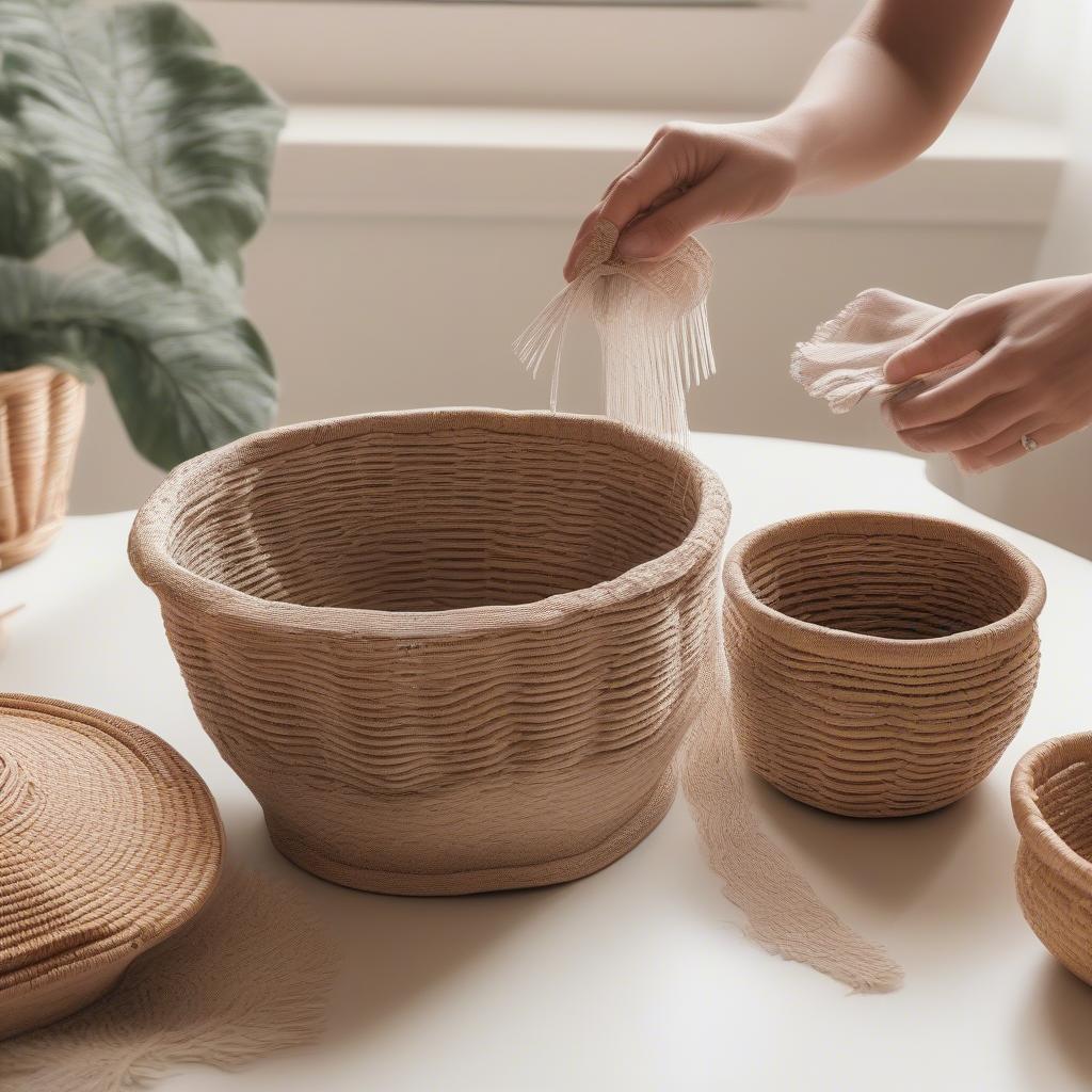 Cleaning and Maintaining Woven Baskets