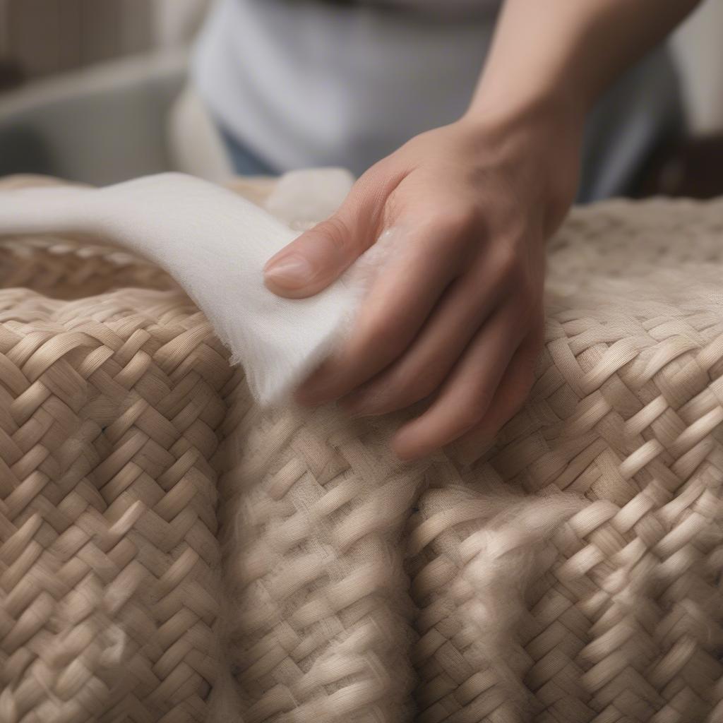 Cleaning Italian Basket Weave Furniture