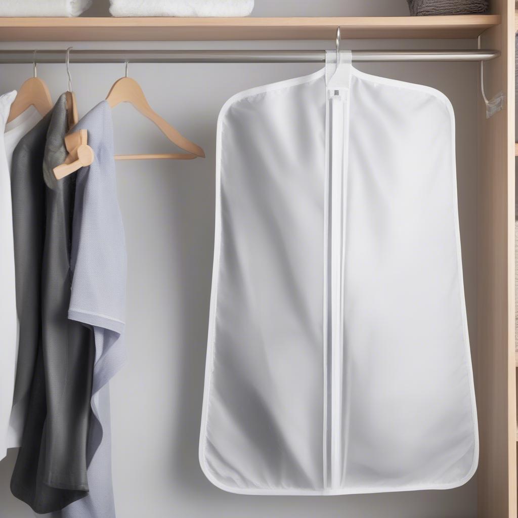 Cleaning a Non-Woven Garment Bag