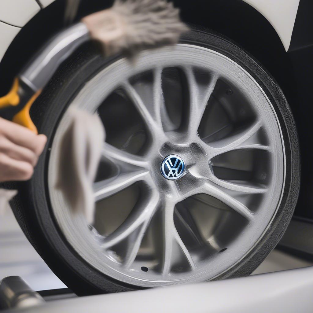 Cleaning VW BBS Basket Weave 4x Wheels