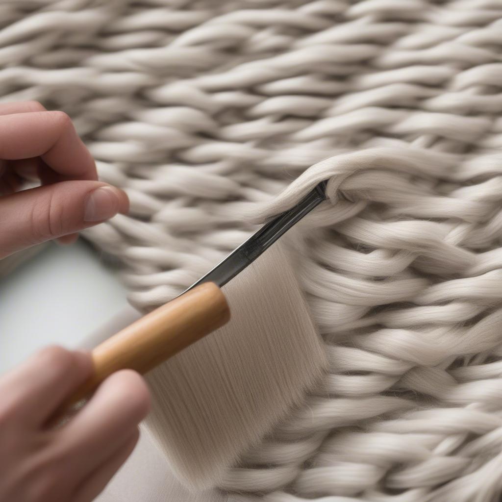 Cleaning a West Elm Weave Chair