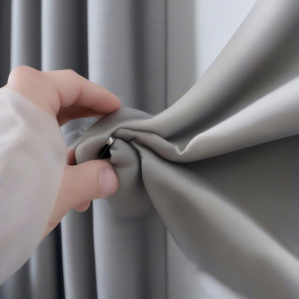 Cleaning Silver Grommet Curtains