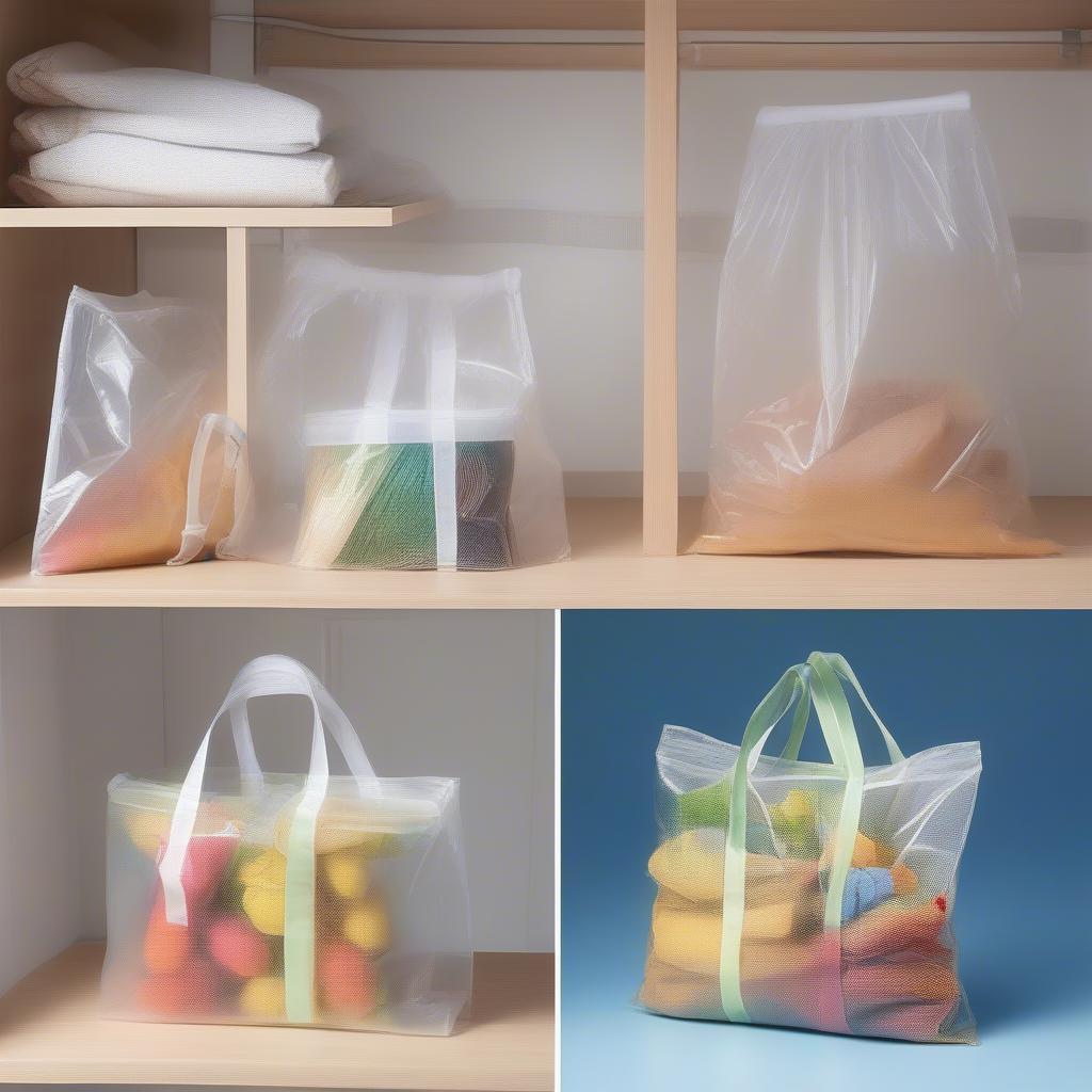 Clear PP Woven Laminated Bags in Various Applications