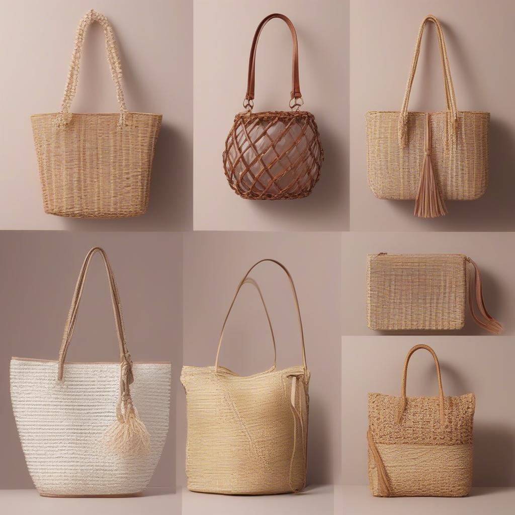 Different Styles of Clear Woven Bags