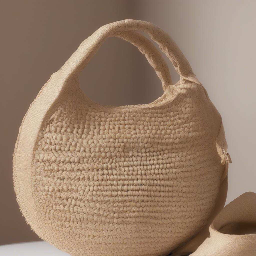 Close-up of a Cleo Woven Small Bag