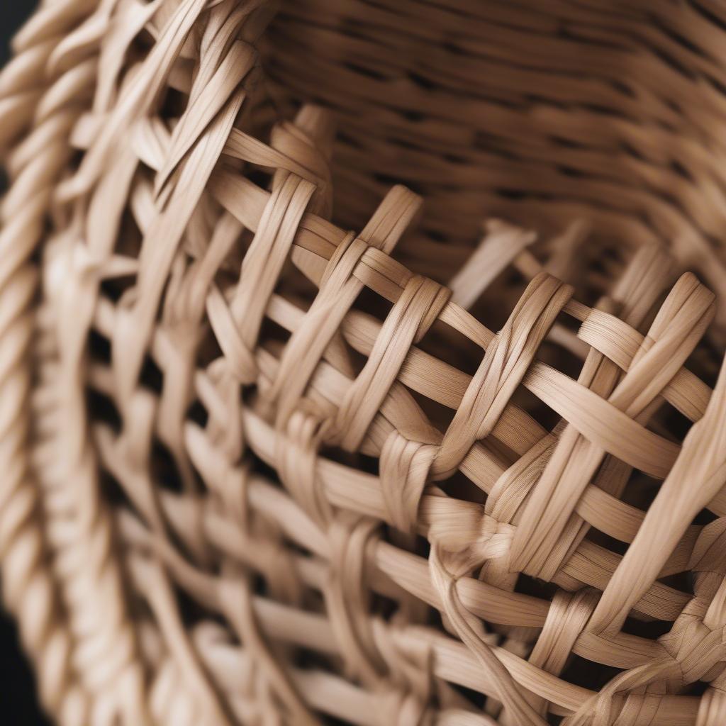 Close-up of Basket Weave Patterns