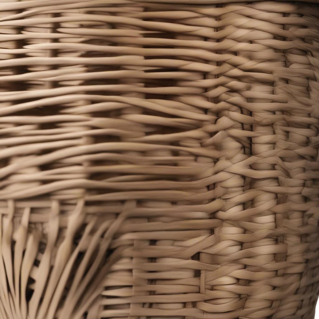 Close-up of Belgian Basket Weave Technique