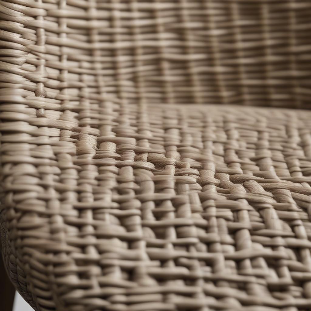 Close-Up of Banana Weave on Palecek Dining Chair