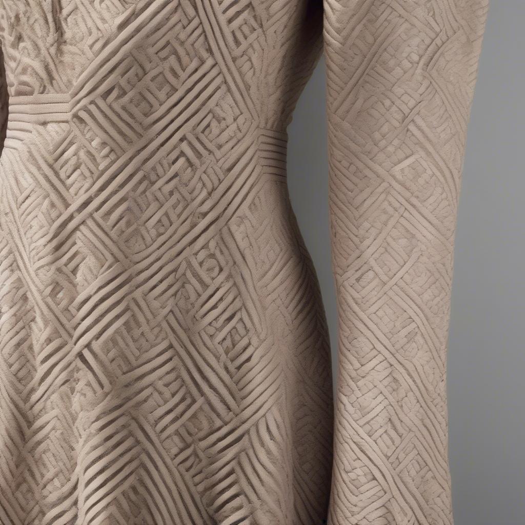 Close-up of Maje Basket Weave Texture