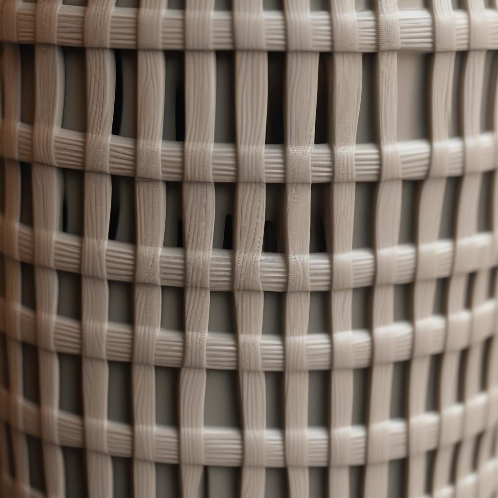 Close-up of Resin Basket Weave Texture