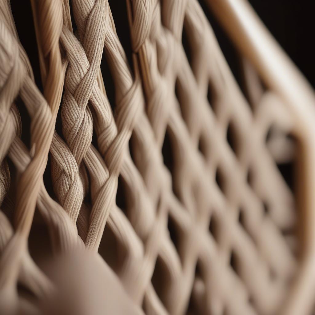 Close-up of Wishbone Chair Weave Detail