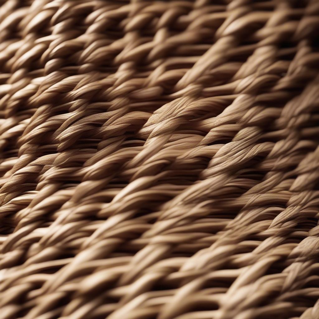 Close-up of Woven Bag Materials