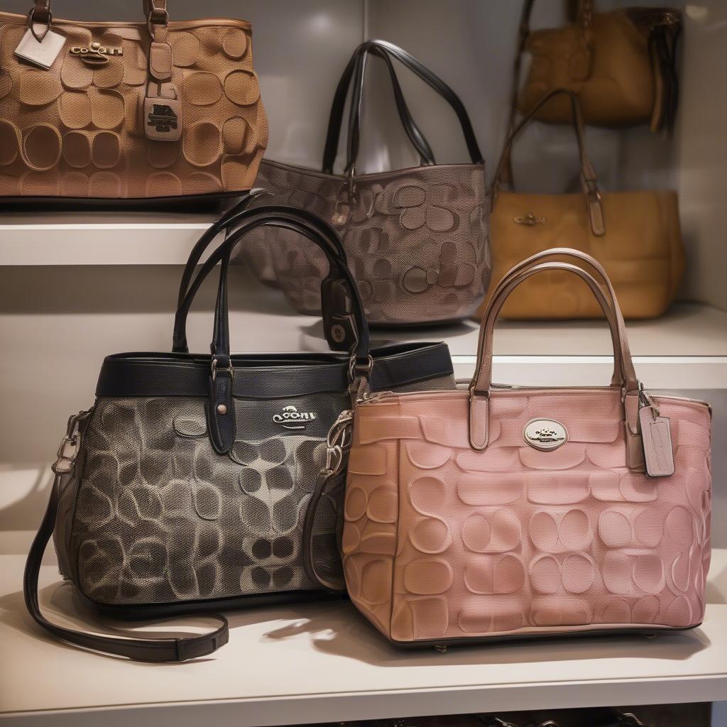 Various Styles of Coach Outlet Woven Bags