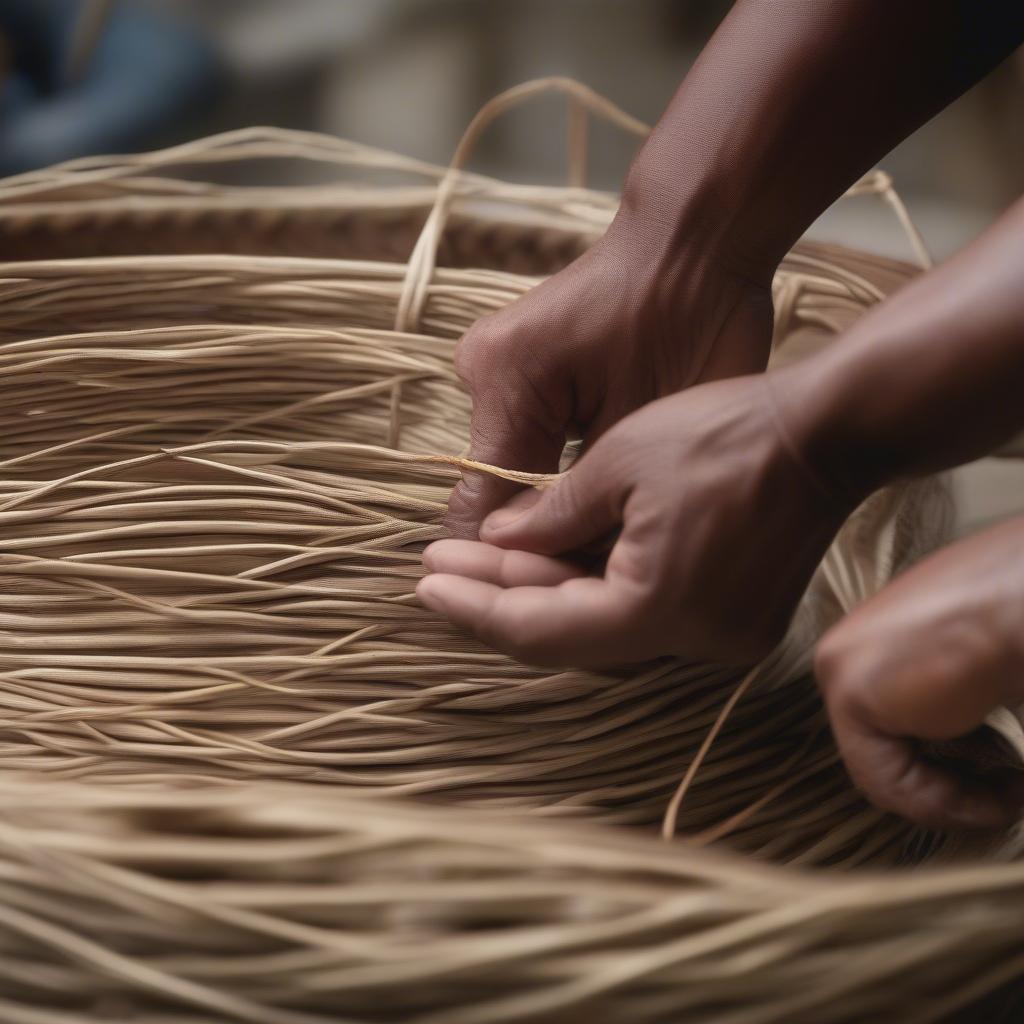 Coiling Basket Weaving Technique