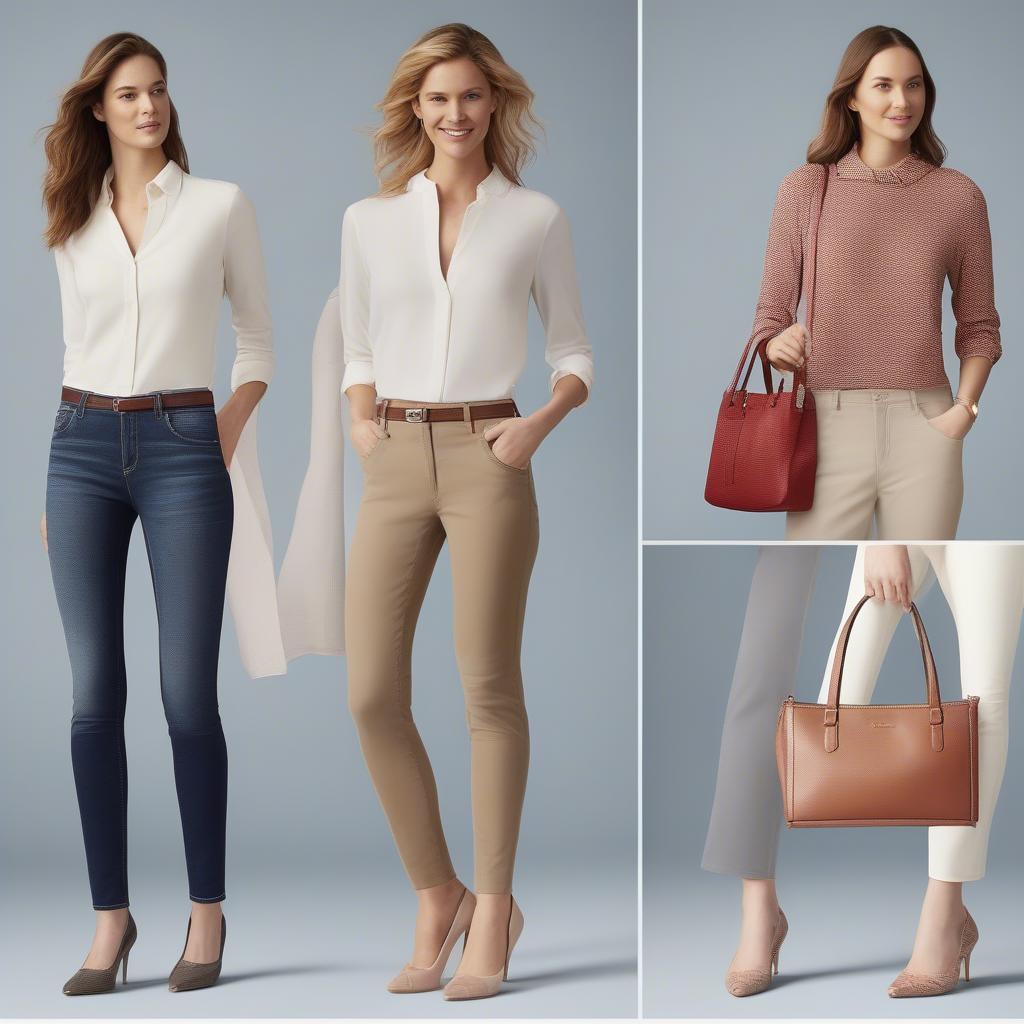 Cole Haan Heritage Weave bag styled with various outfits, showcasing its versatility.