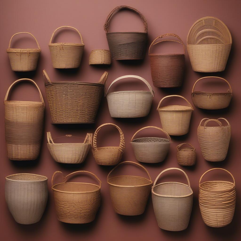 Different Colonial Basket Weaving Styles