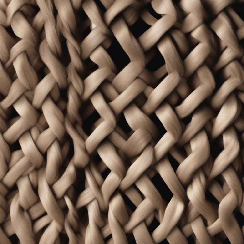 Close-up of the Colorado weave pattern on a blazer bag