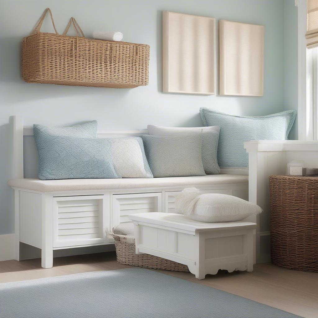 Comparing different beach bedroom bench styles