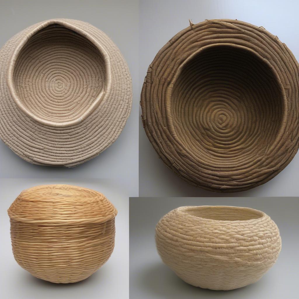 Comparing Coiling and Twining Basket Weaving Techniques