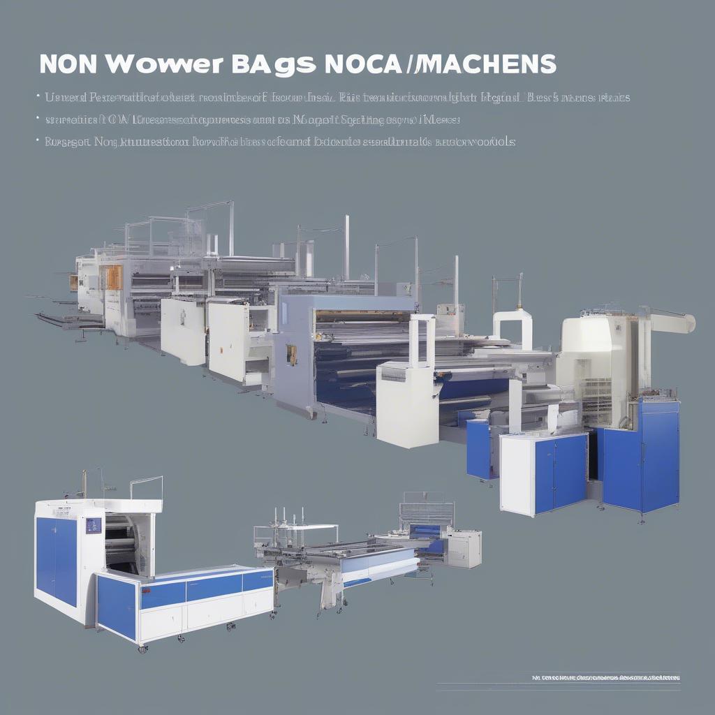 Comparison of different non-woven bag making machines