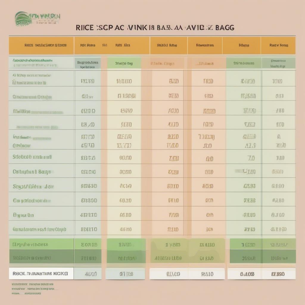 Comparing Non-Woven Rice Bag Prices from Different Suppliers