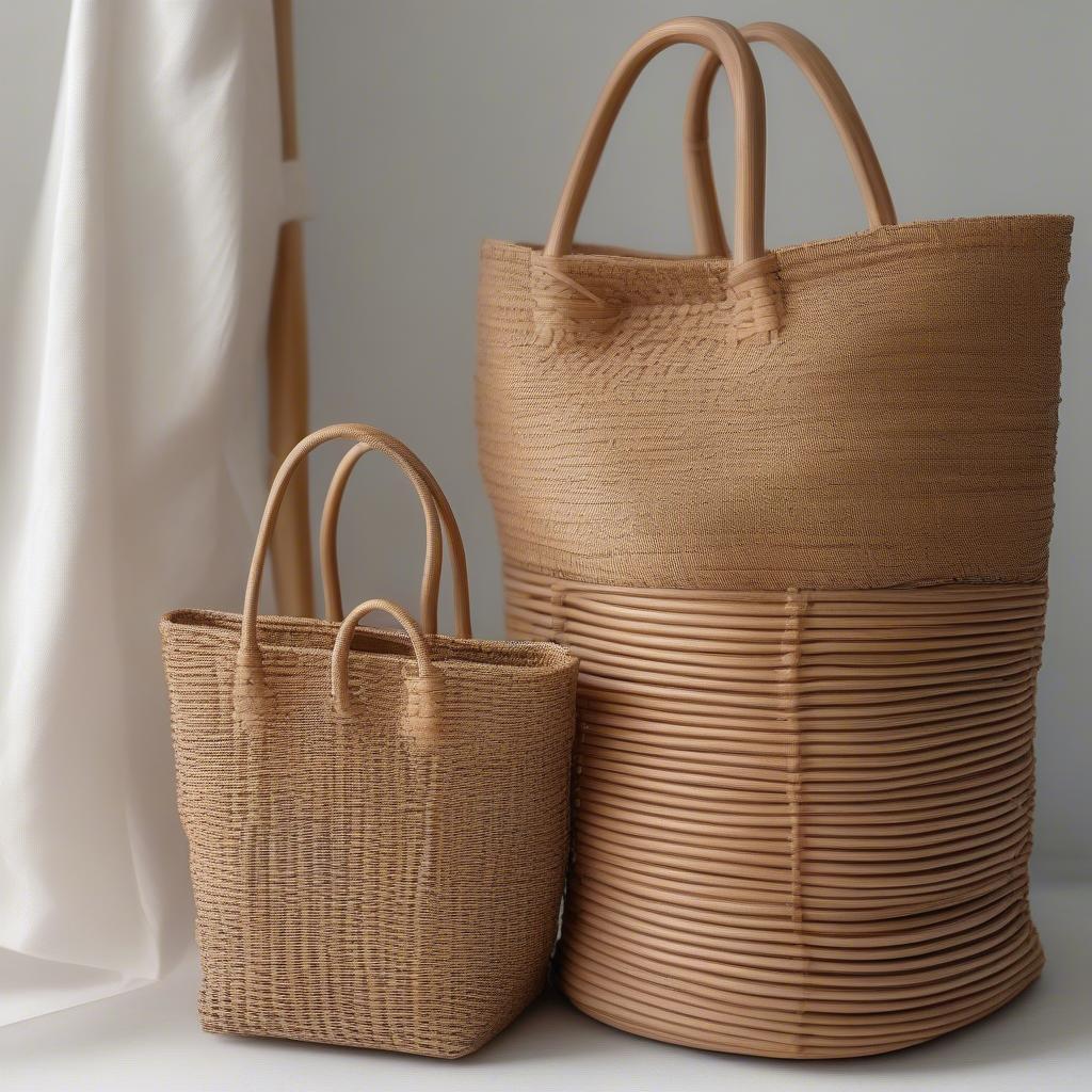 Comparing Rattan and Wicker Tote Bags