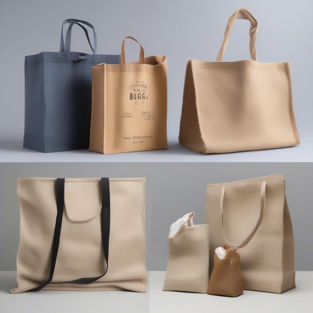 Comparison of different reusable bag types