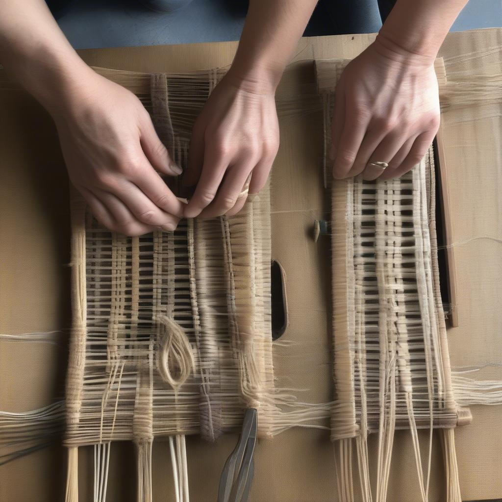 Comparing Toe and Hand Weaving Techniques