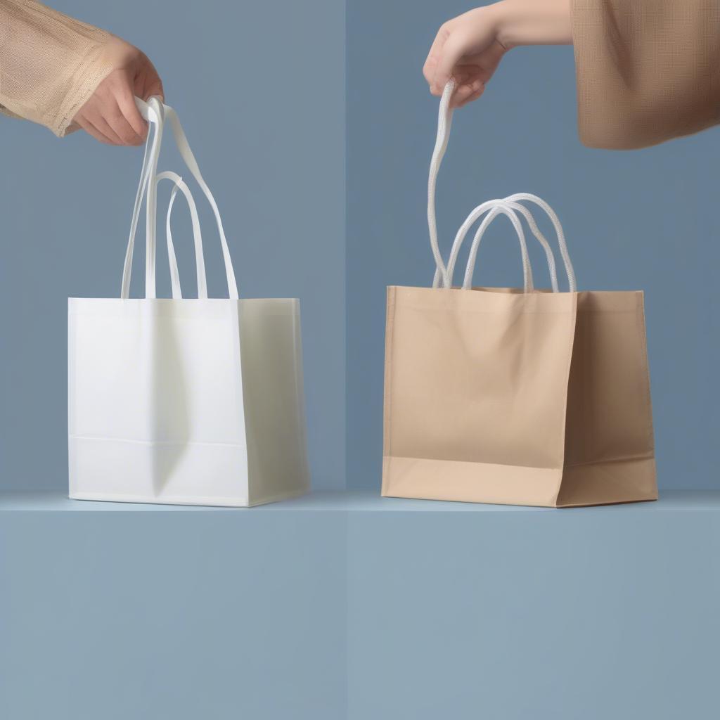 Comparison between Traditional Plastic Bags and Eco-Friendly Non-Woven Bags