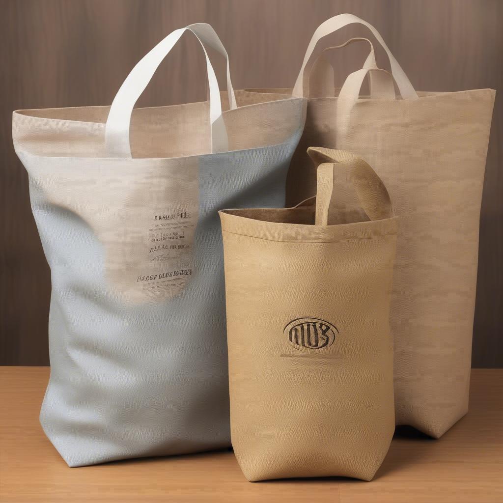 Comparison of different reusable bag types