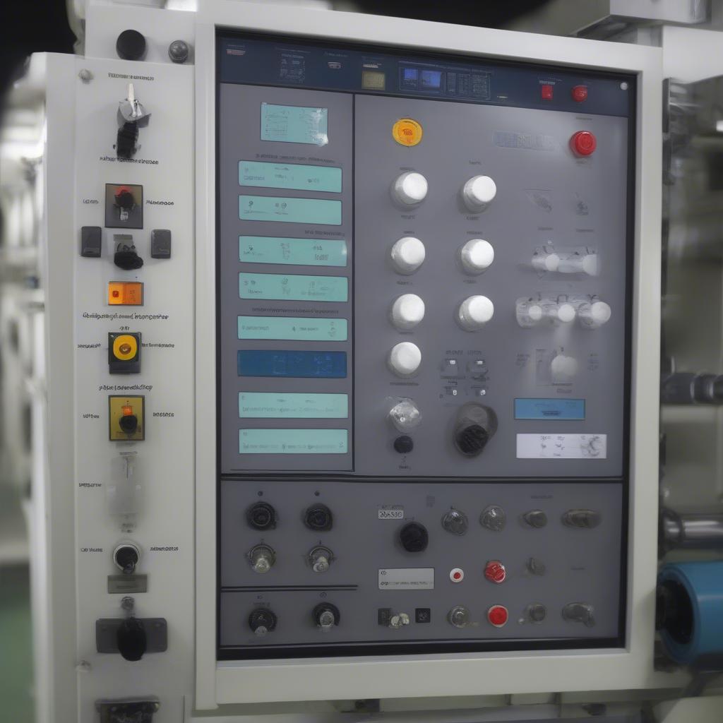 Control Panel of a Non-Woven Bag Machine