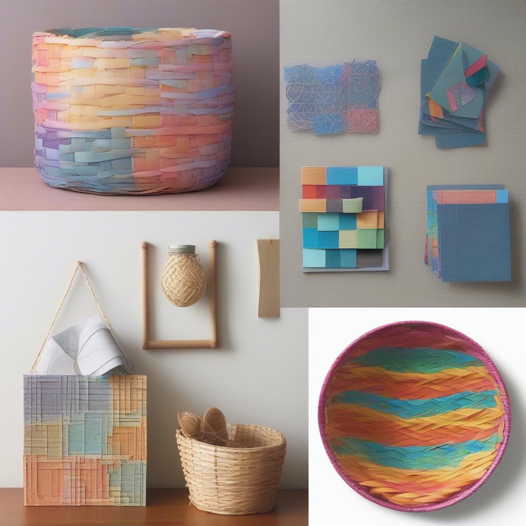 Creative Basket Weave Paper Project Ideas