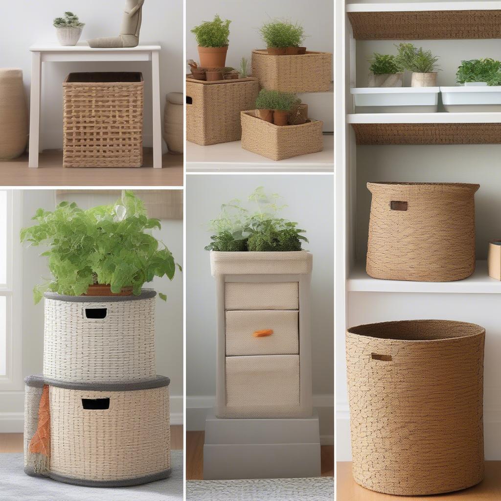 Creative Uses for Basket Weave Storage Boxes