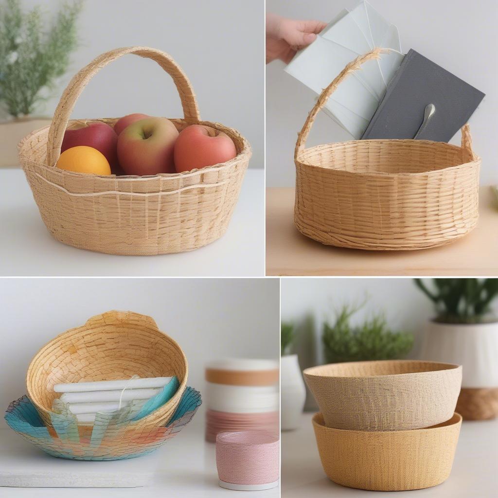 Creative Uses of Basket Weave Paper Plate Holders