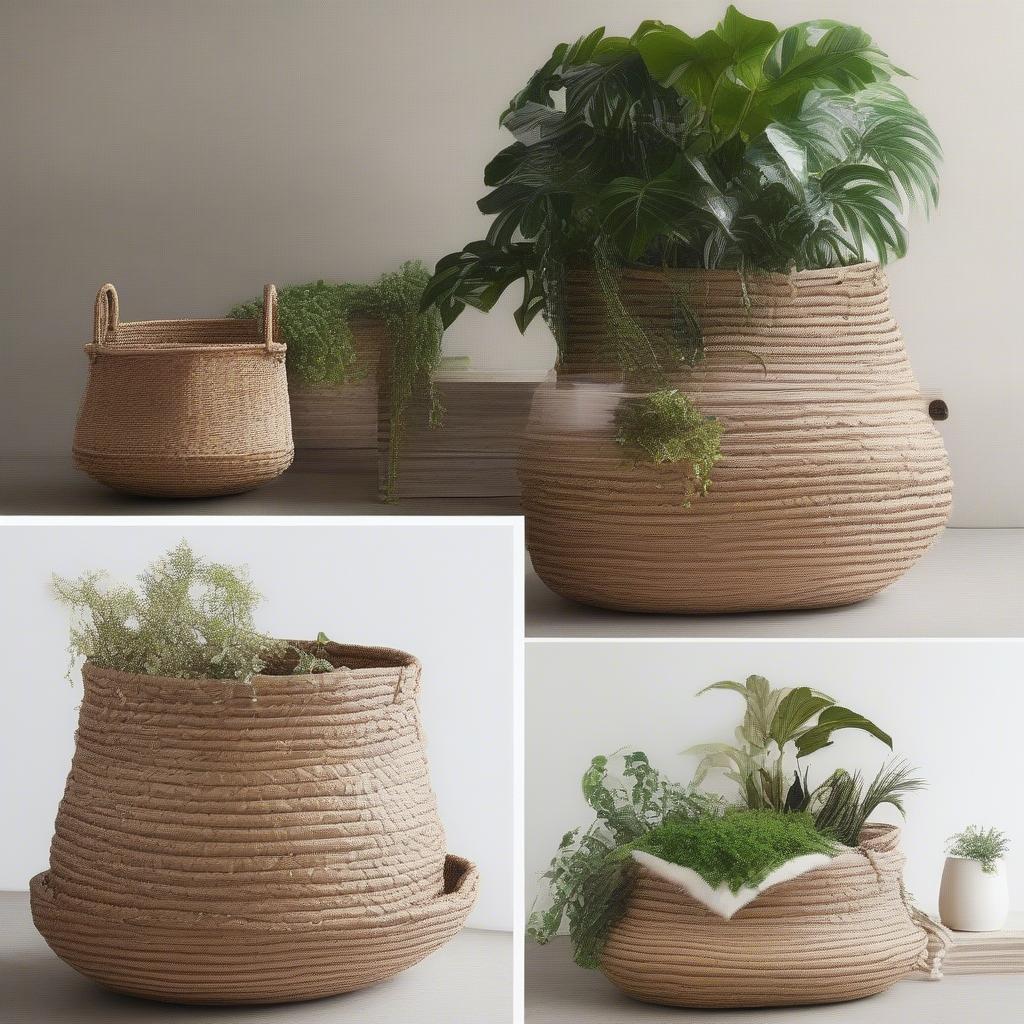 Creative Uses for Woven Baskets: Planters and Pet Beds