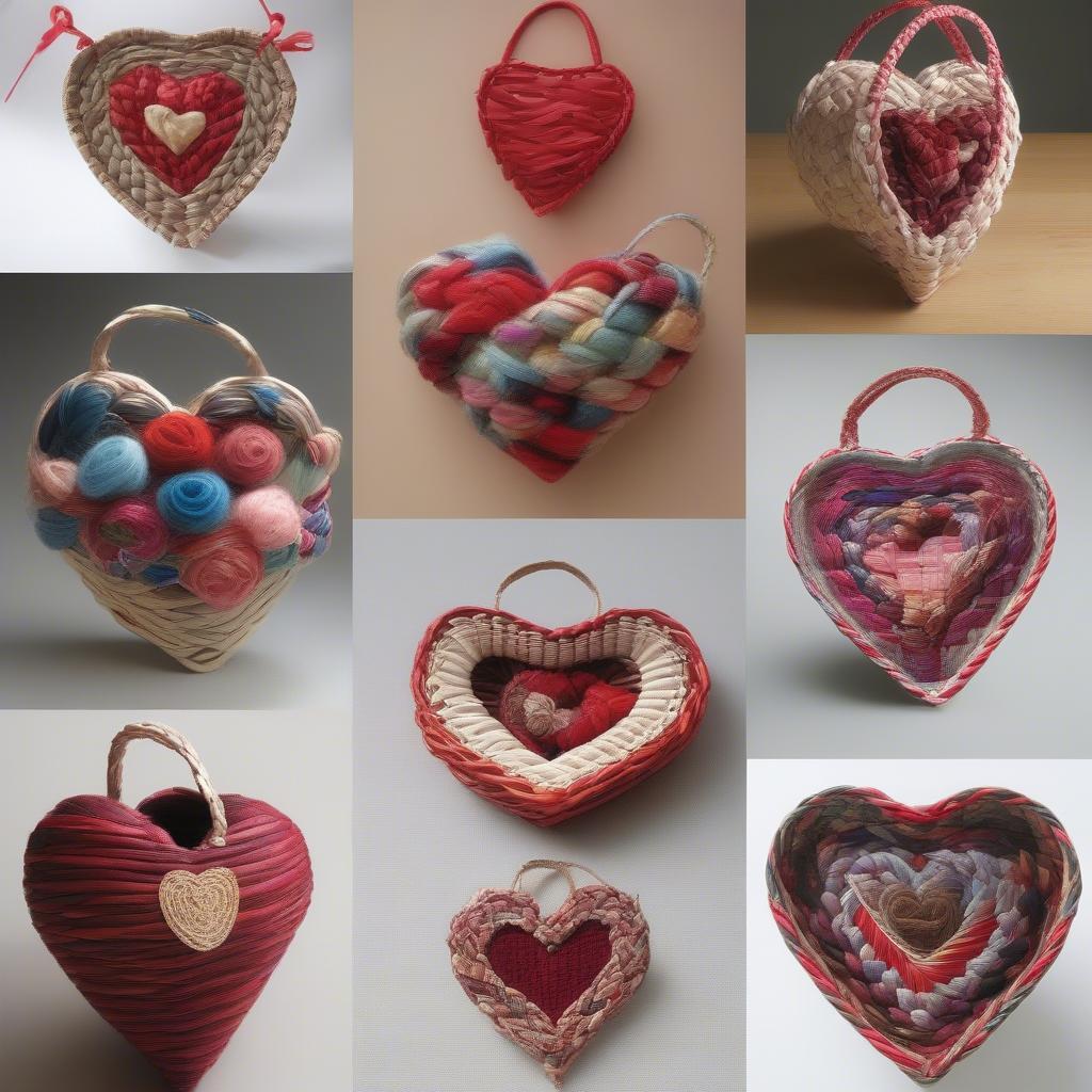 Creative Variations of Danish Heart Baskets