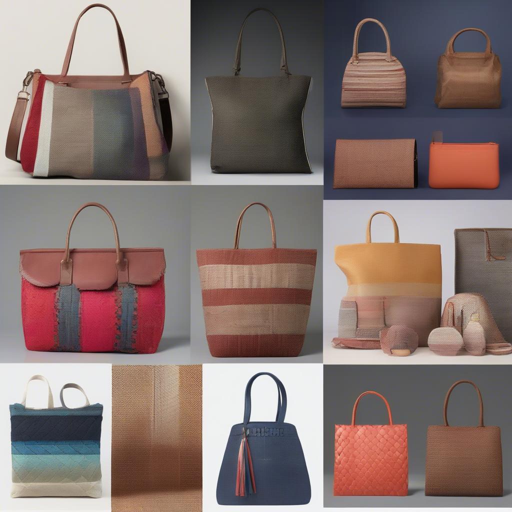 Different Styles of Creazioni Woven Bags