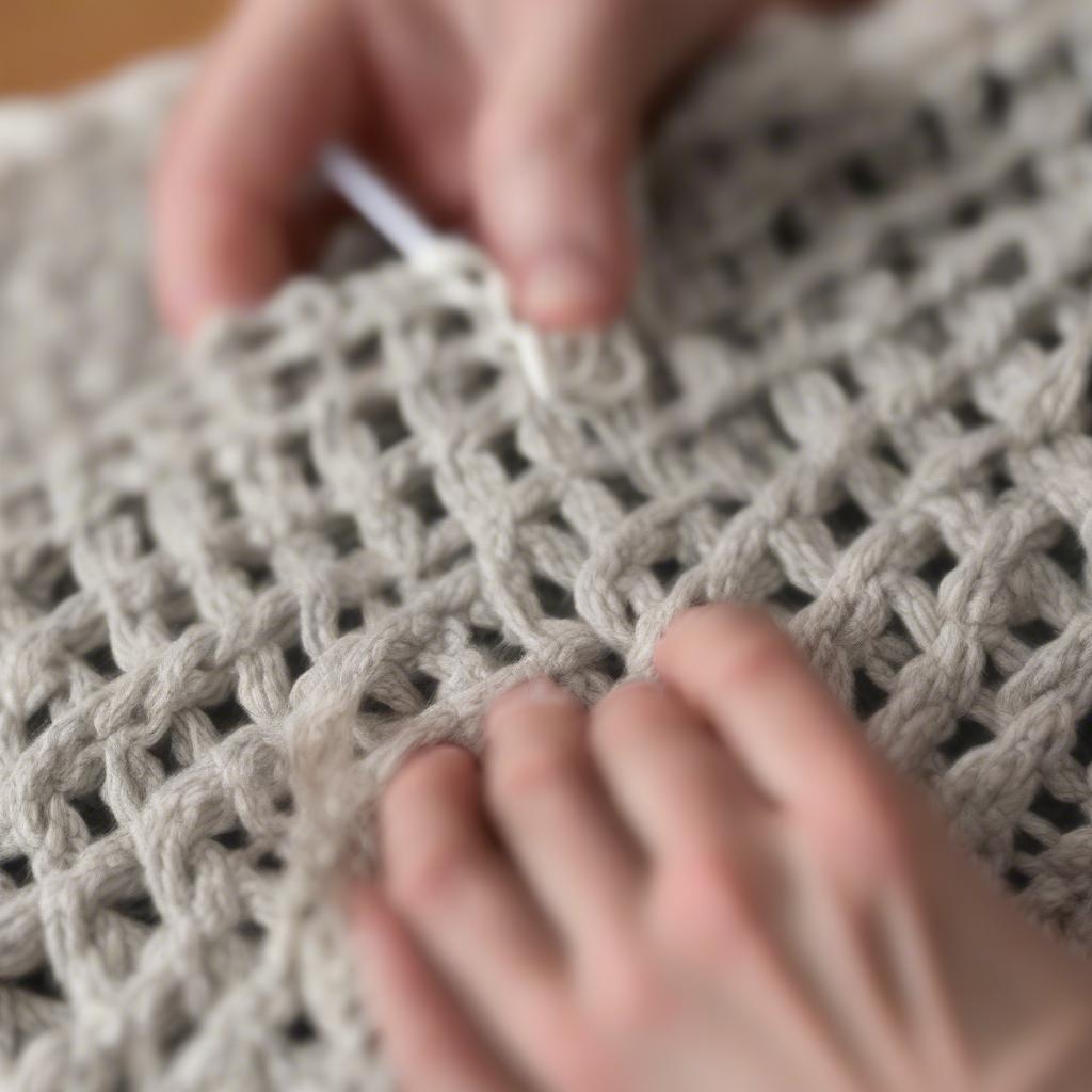 Step-by-Step Crochet Basket Weave Hat Tutorial