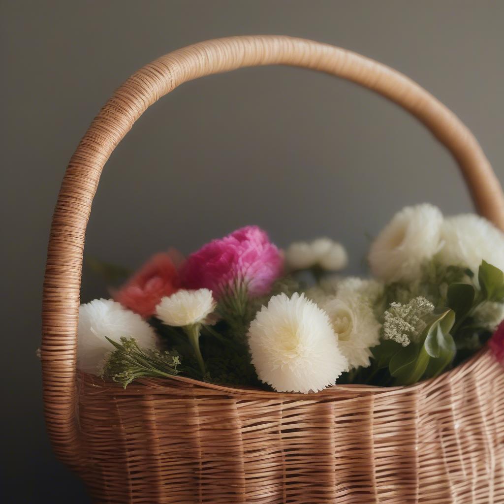 Crooked Wicker Basket: Embracing Imperfection