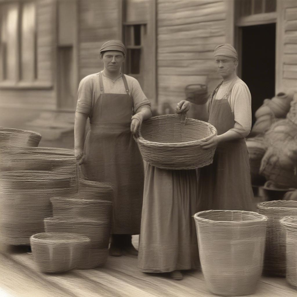 Crooksville, Ohio Basket Weaving History